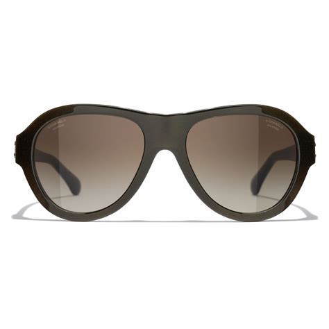 chanel pilot sunglasses brown|Eyewear .